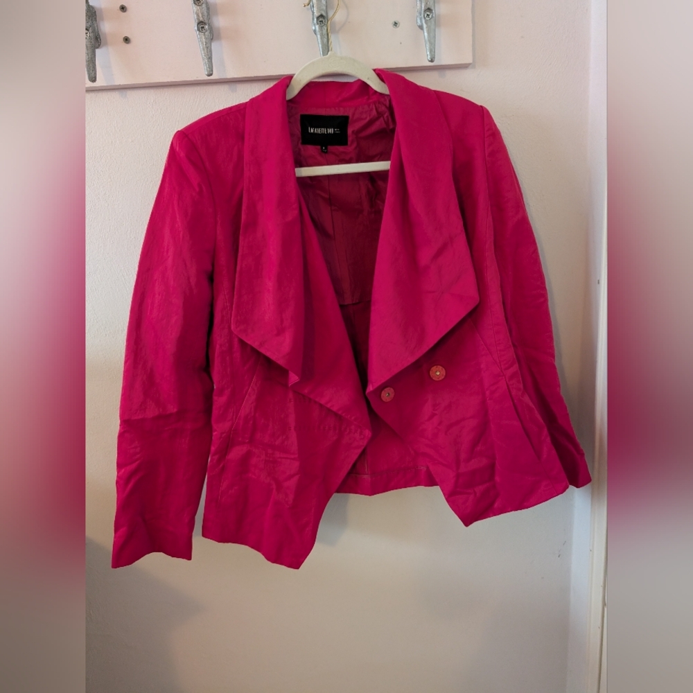 Lafayette 148 Fuchsia Blazer
